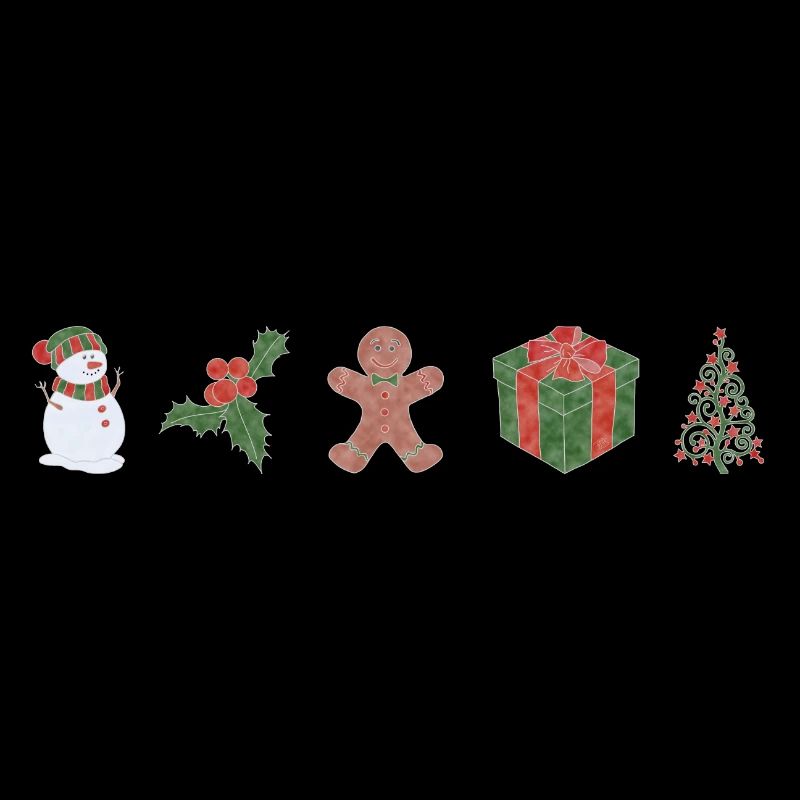 Boho Line Art Design, Series "Xmas"