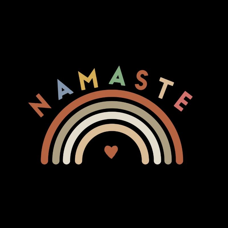 Namaste! Rainbow, customisable