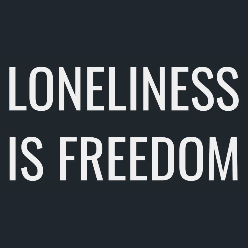 La solitude, c’est la liberté