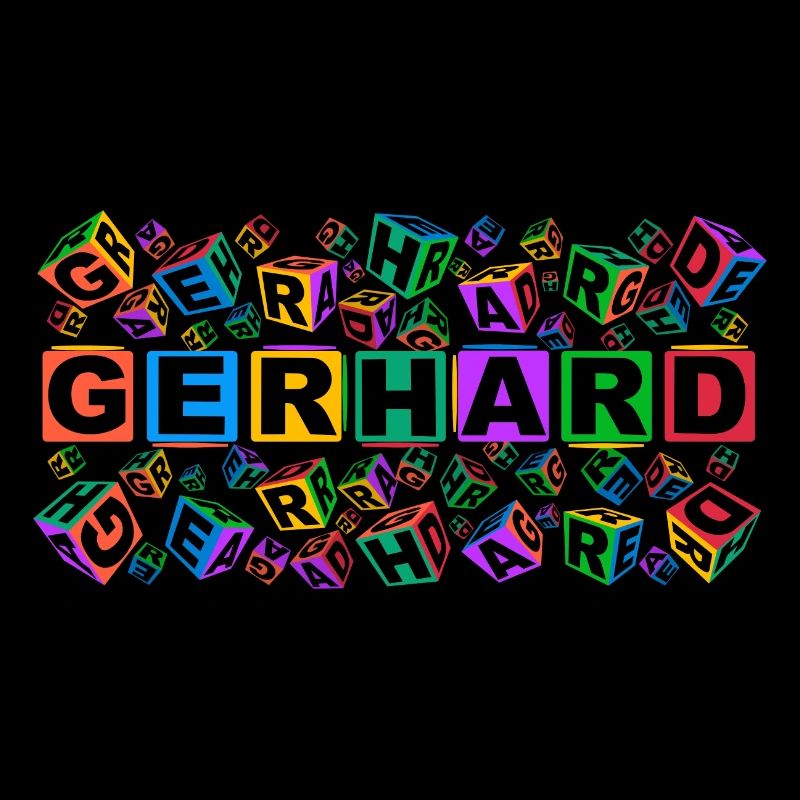 GERHARD colourful cubes