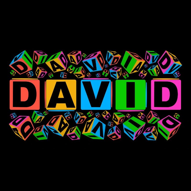DAVID colourful cubes