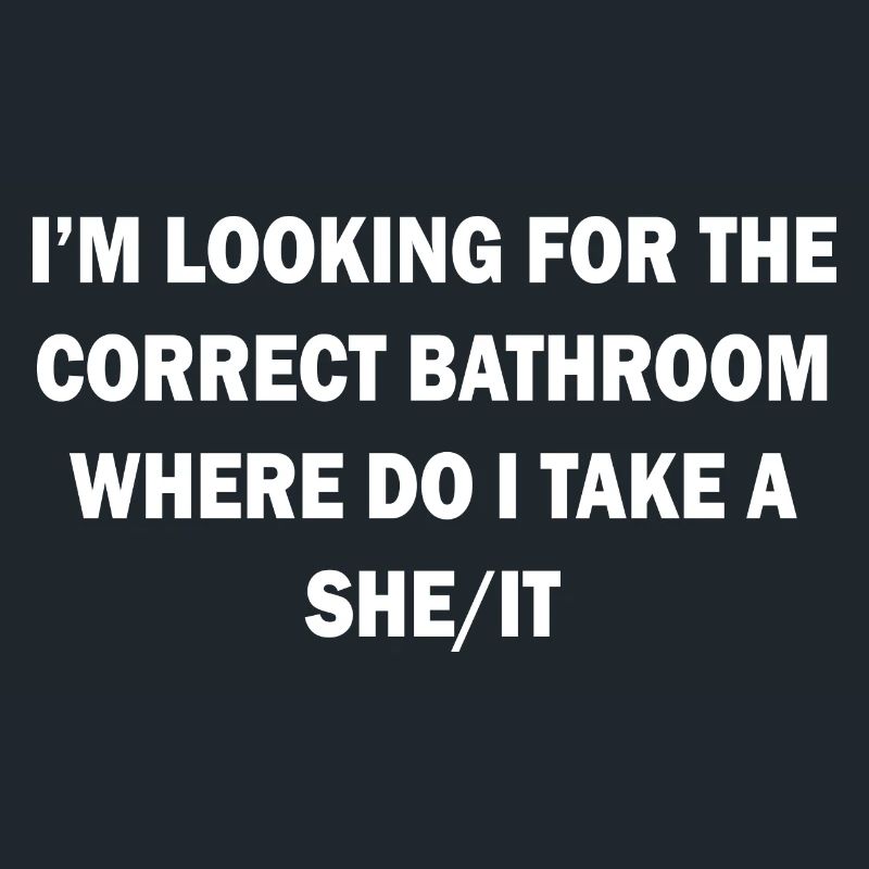 CORRECT BATHROOM TAKE A SHE/IT