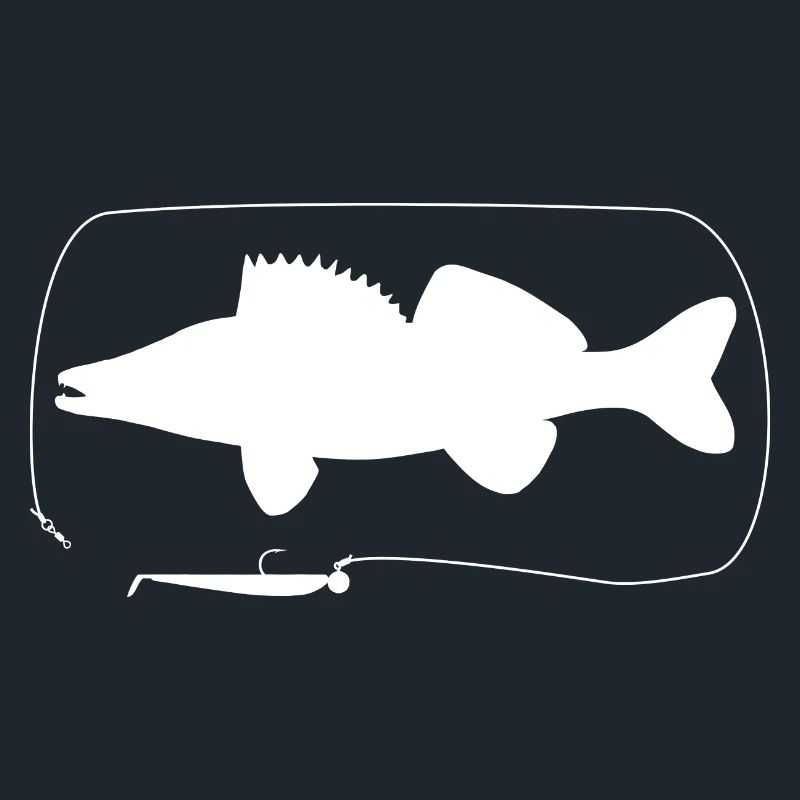 Zander mit Gummifisch