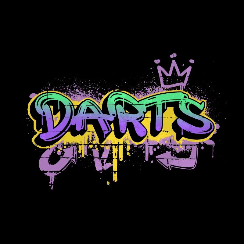 Darts Dart Graffiti Spray Sprayer Dart Player
