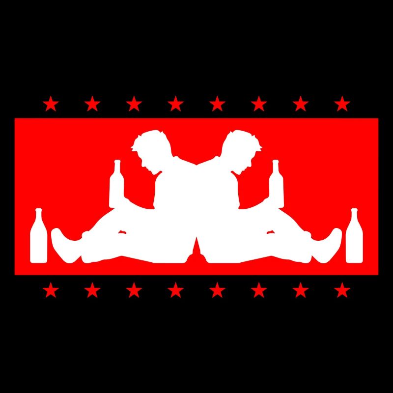 Drinking Saufen Silhouette Drunk