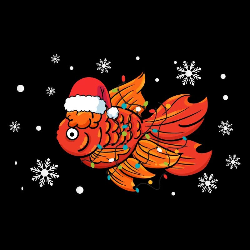 Noël des poissons rouges