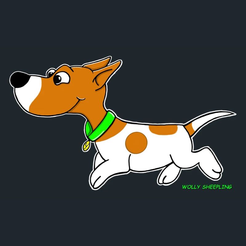 Cute Jack Russel Comic Wolly Sheepling Gaming