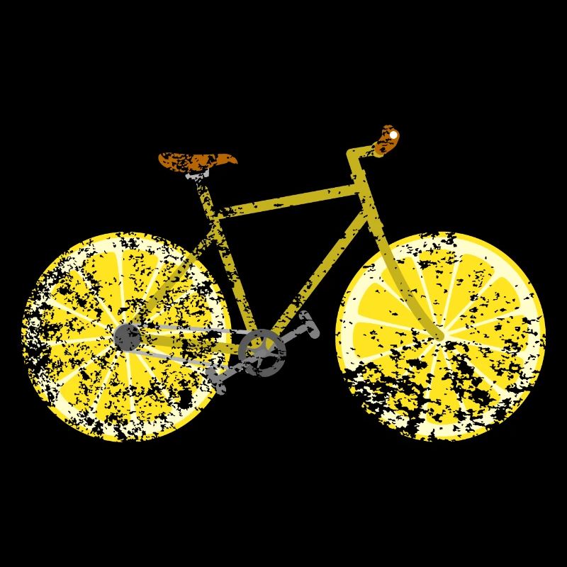 Bicycle Fruit Fruit Retro Vintage Grunge