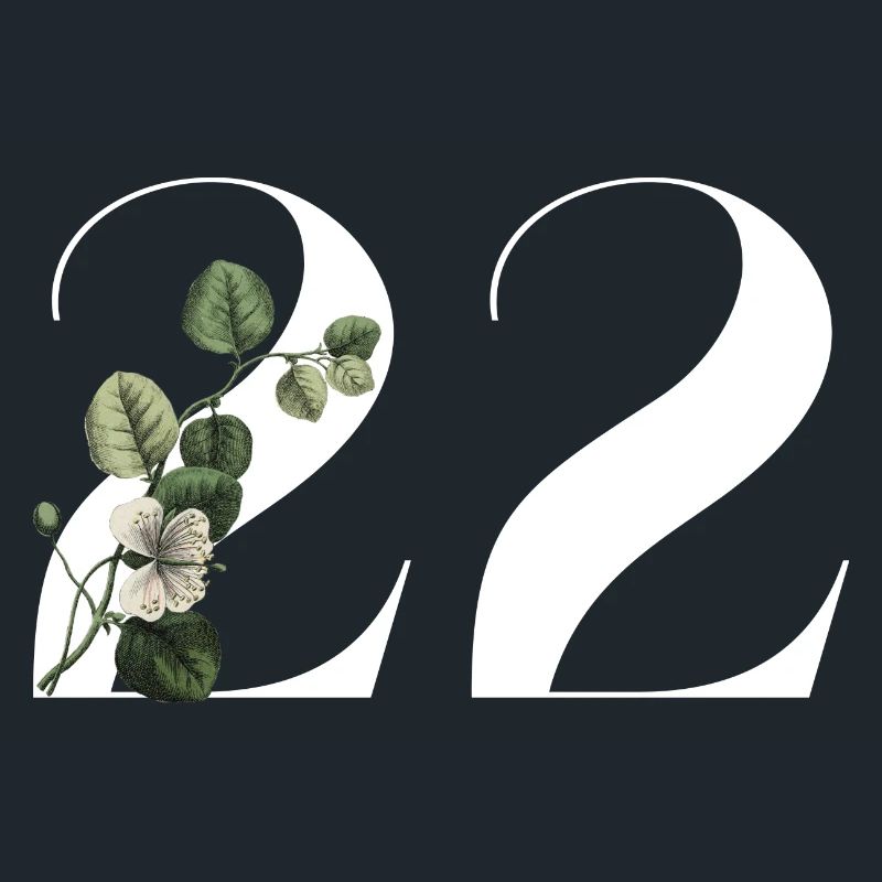 Nummer 22 Blumengrün -22. Blumengeburtstag