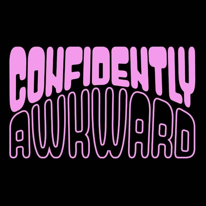 Confidently awkward in pink
