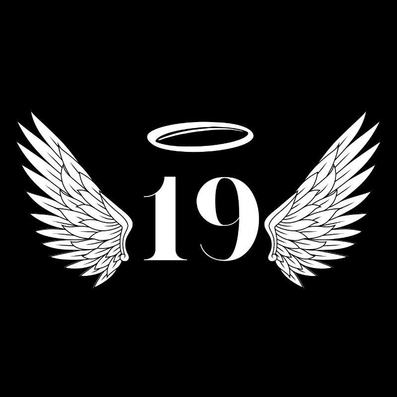 Numéro 19 ange - 19e anniversaire ailes