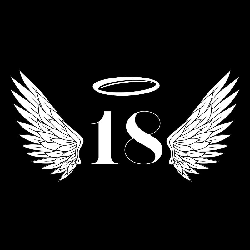 Numéro 18 ange - 18e anniversaire ailes