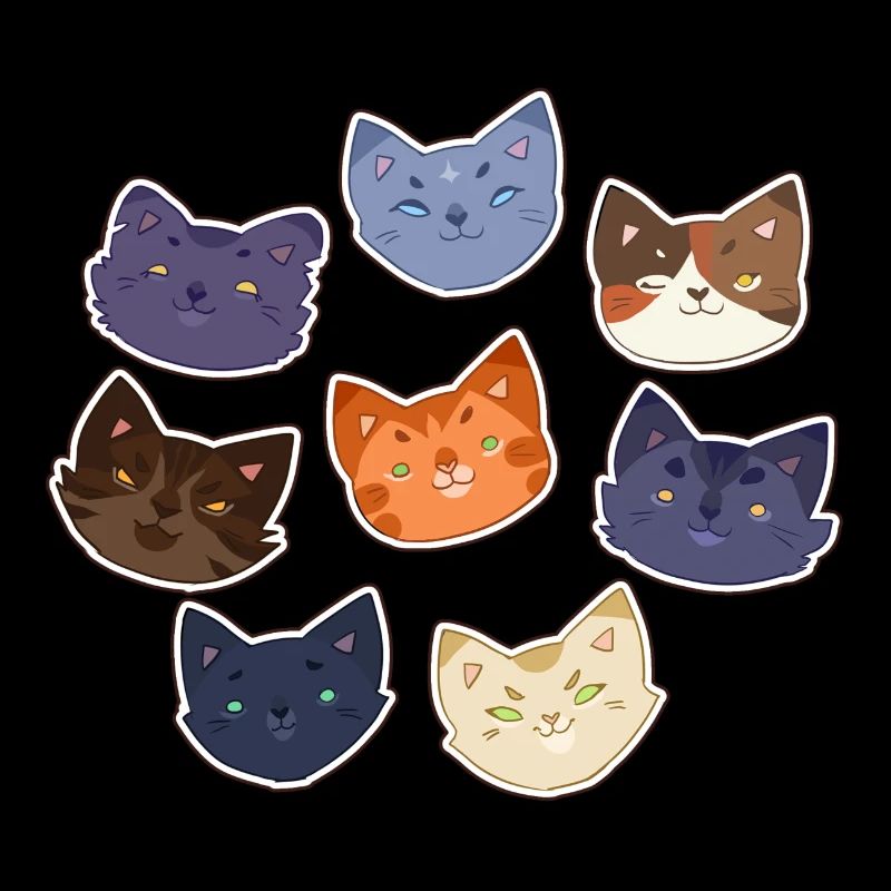 Chats guerriers Firestar Feuerstern Greystripe