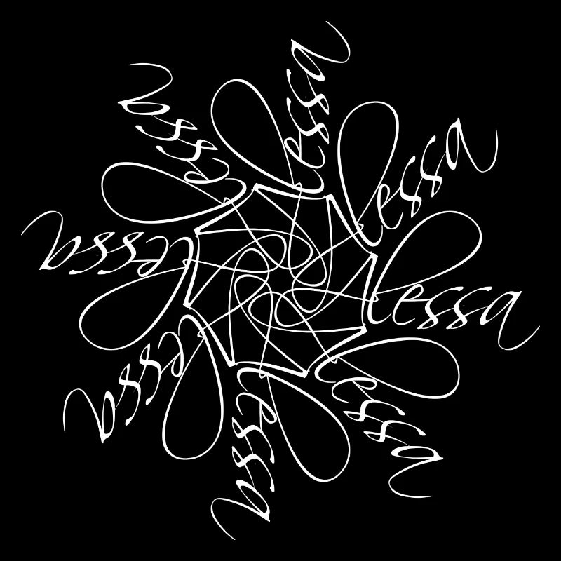 Alessa Name Namensmandala