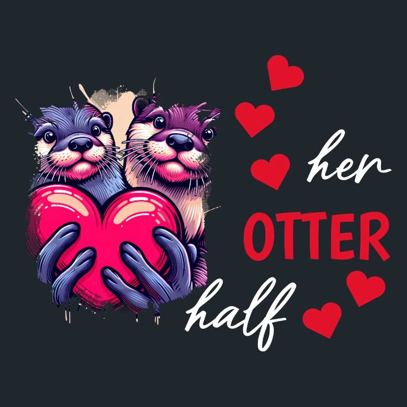 Otter half liebe geschenk