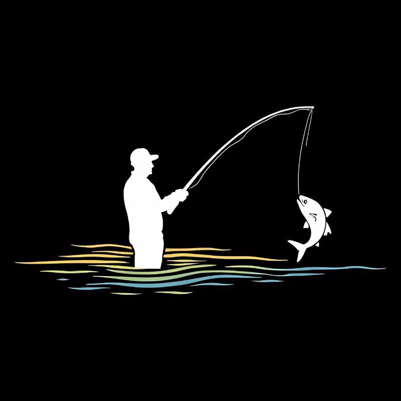Herzschlag Herzlinie Angler Männer