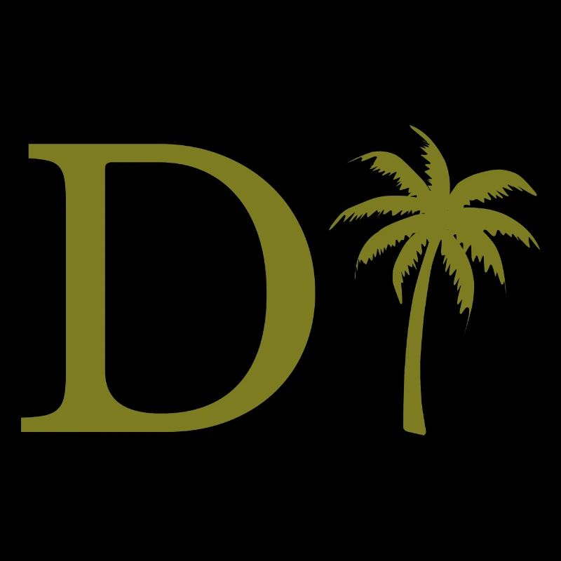 Buchstabe d Grüne Palme