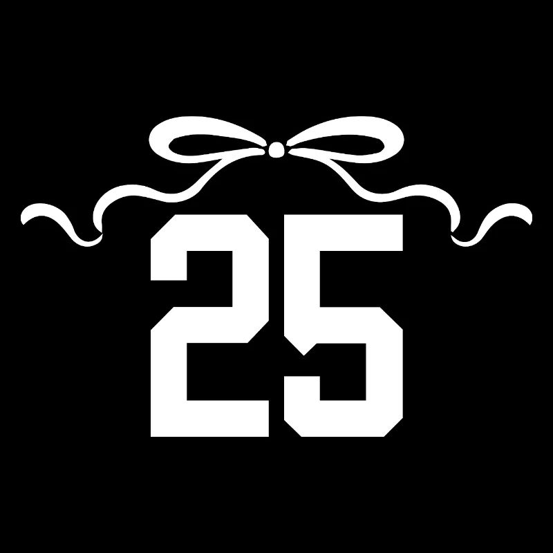 Number 25 Knot - 25th Anniversary