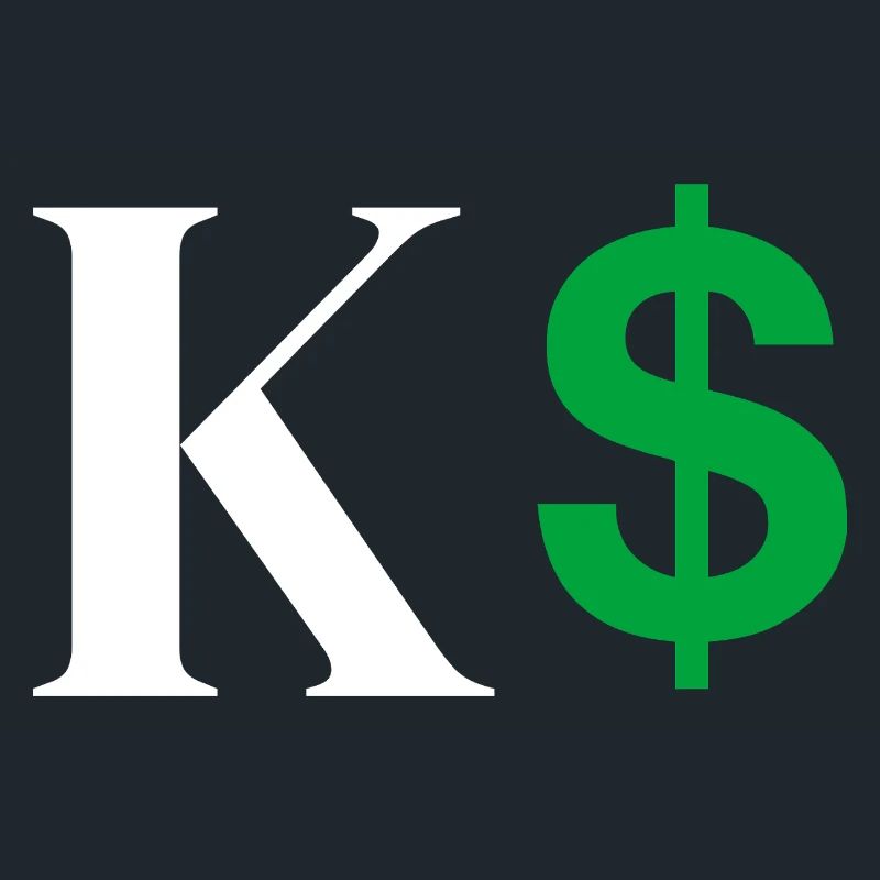 Letter k dollar