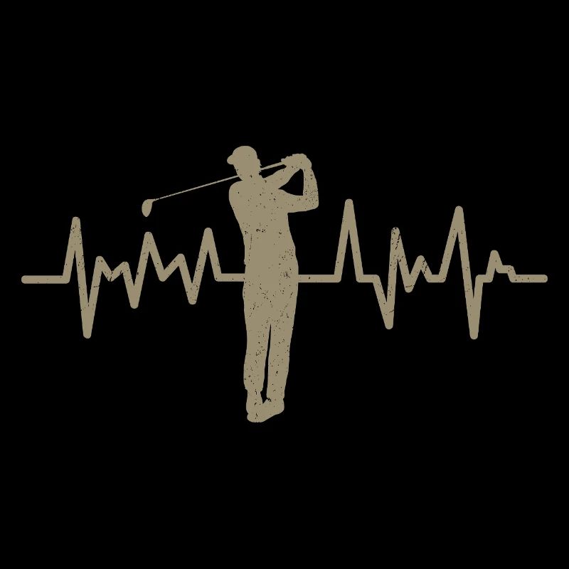 Golfspieler Golf Geschenk Golfschläger Retro