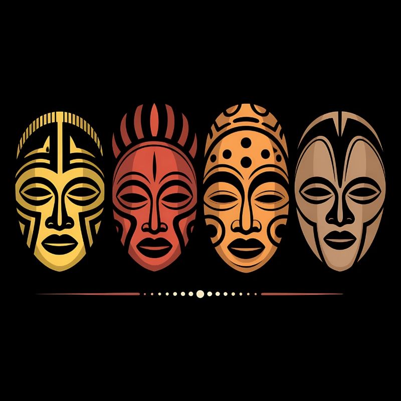 Afrikanische Maske