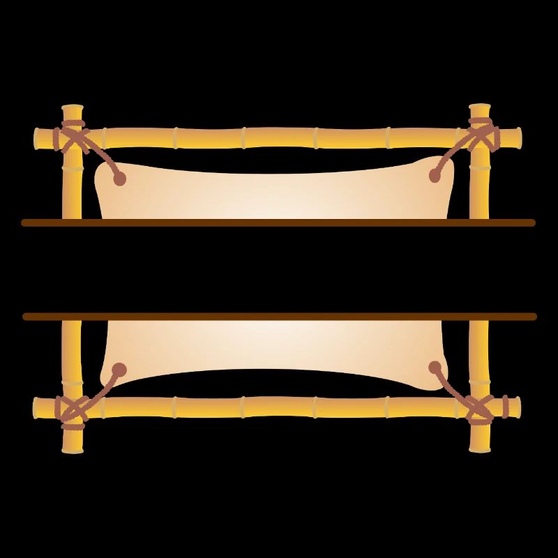 Bambusrahmen – Orientalischer Stil mit Ihrem Text