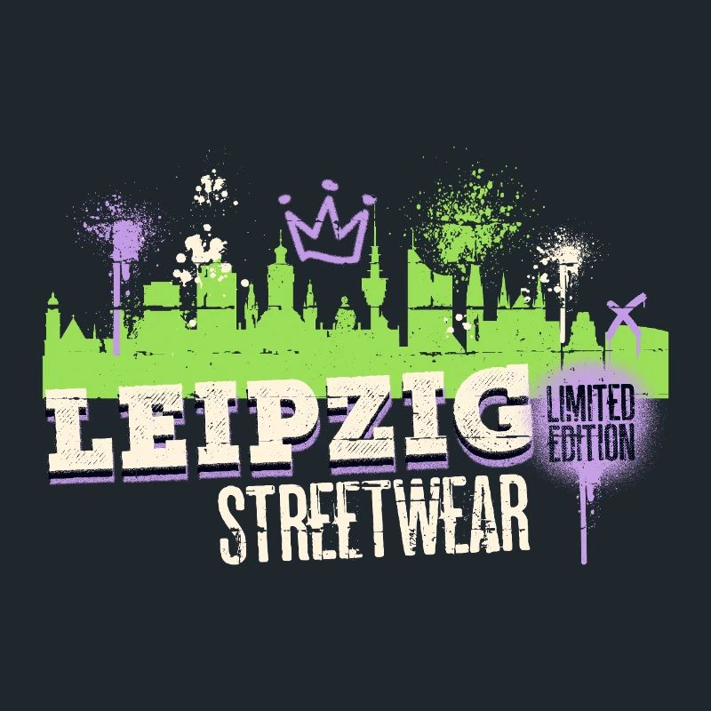 Leipzig Skyline City Germany Graffiti Art