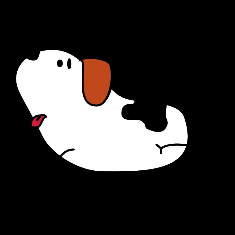 Chien de dessin animé doux