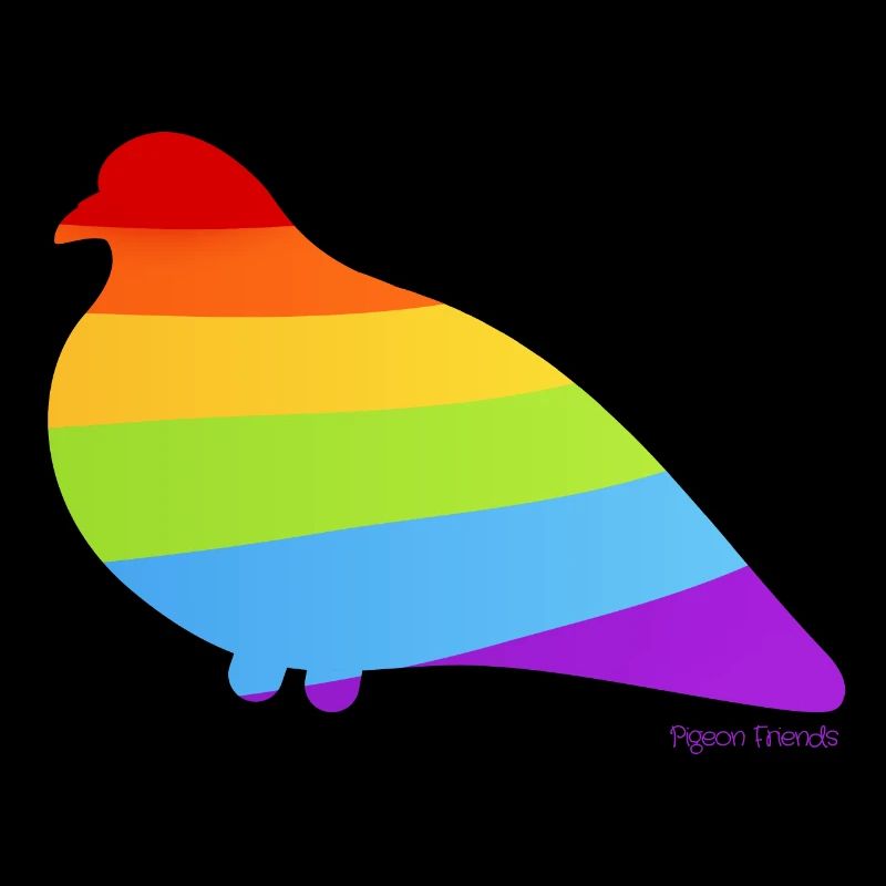 Pigeon Pride : Drapeau de la diversité !