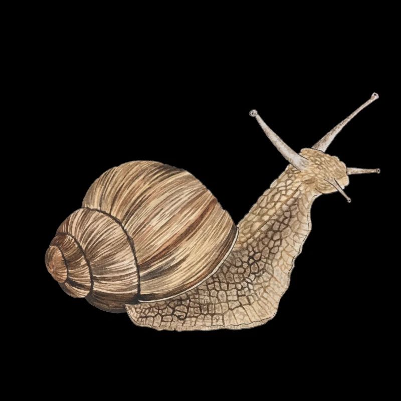 Escargot romain d'escargot