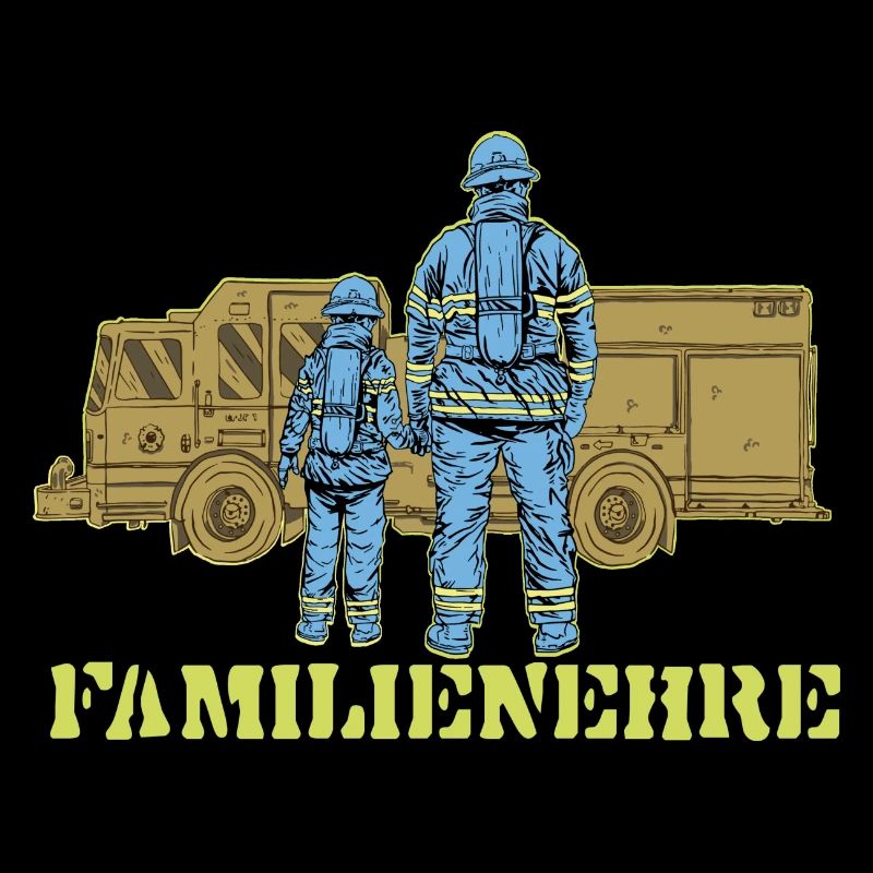 Fire brigade family honor, firefighter son father