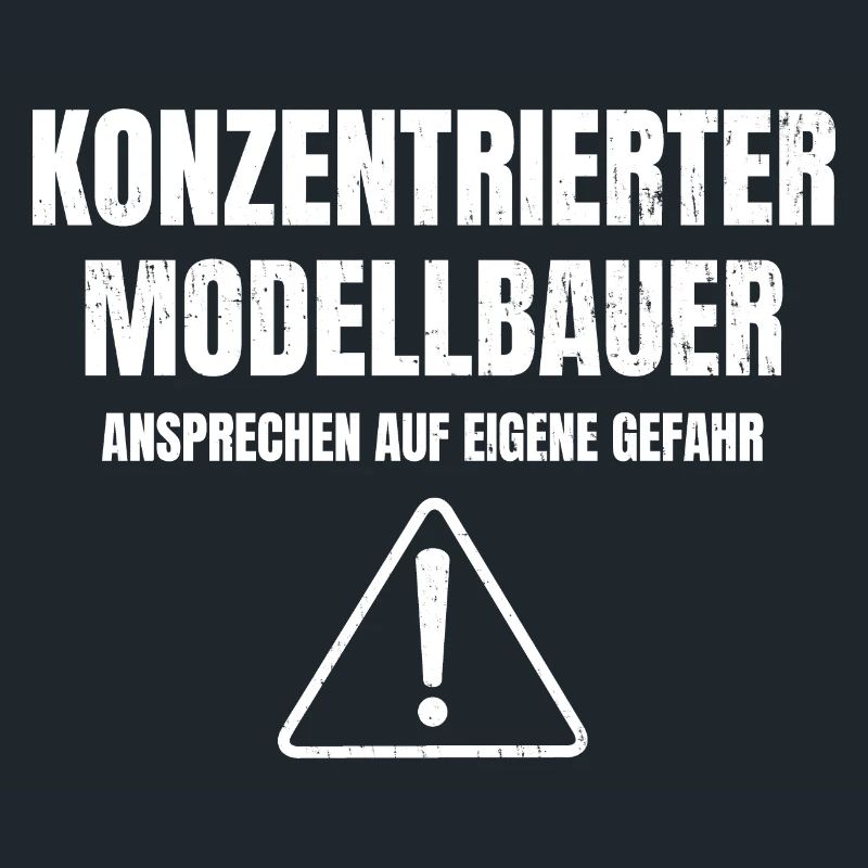 Konzentrierter Modellbauer | Modellbau Geschenke