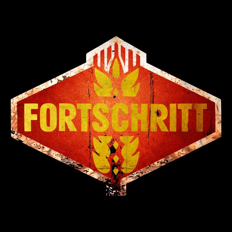 DDR FORTSCHRITT Ostalgie Vintage Logo