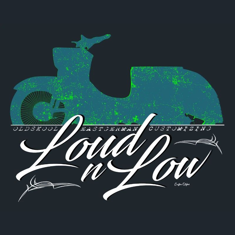 LOUD N LOW - Simson Schwalbe KR51 DDR DesignArt -