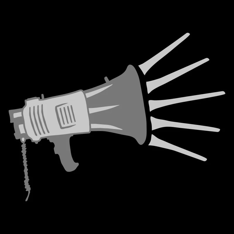 Mégaphone de propagande à forte voix