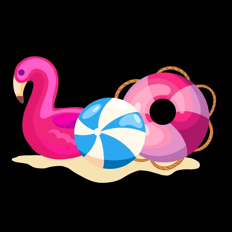 Badegadges in Pink