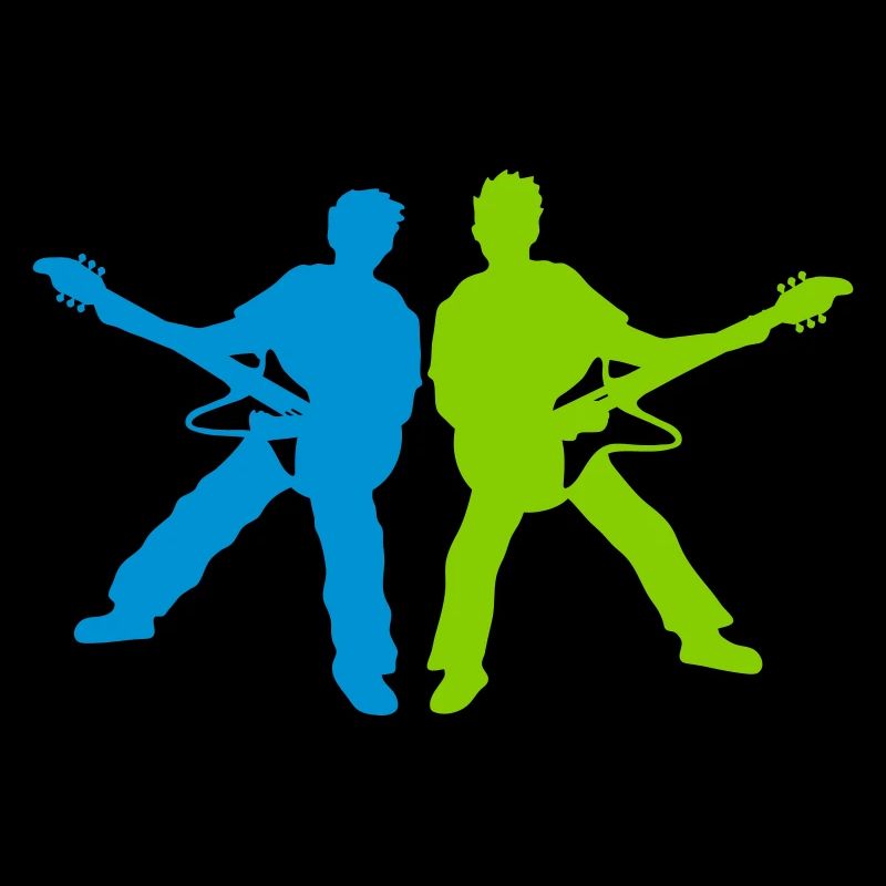 Guitariste de groupe de concert de rock