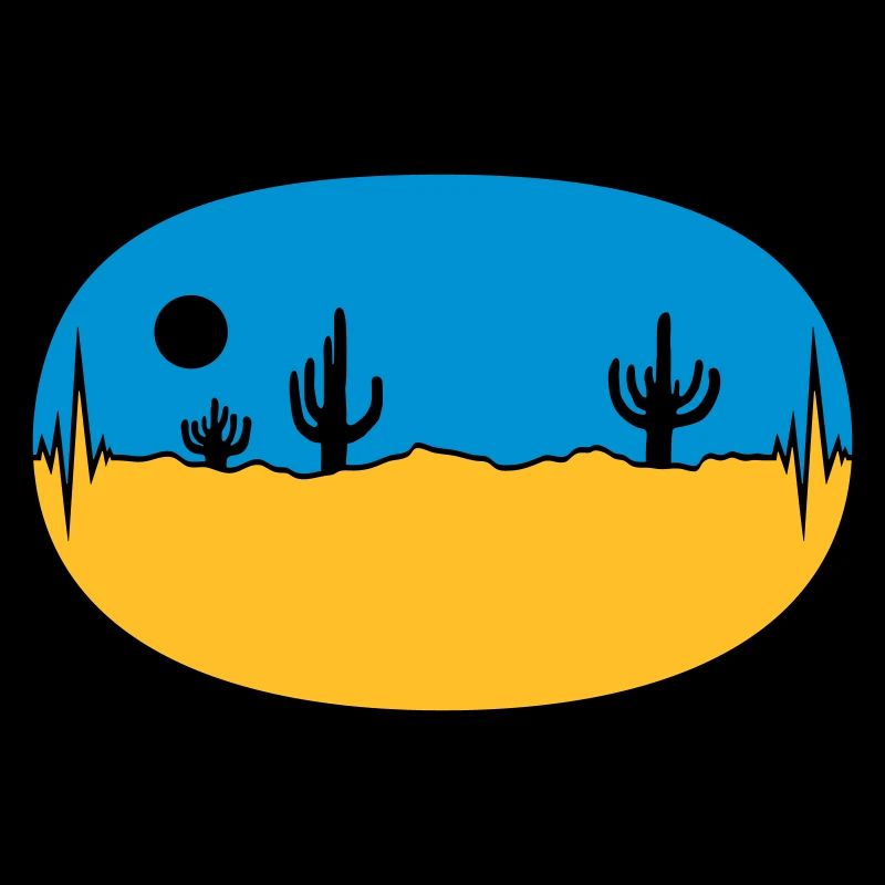 Skyline Frequency Desert Landscape