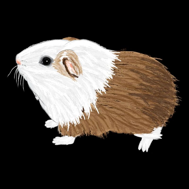 Design mit einem Glatthaar-Meerschweinchen 2