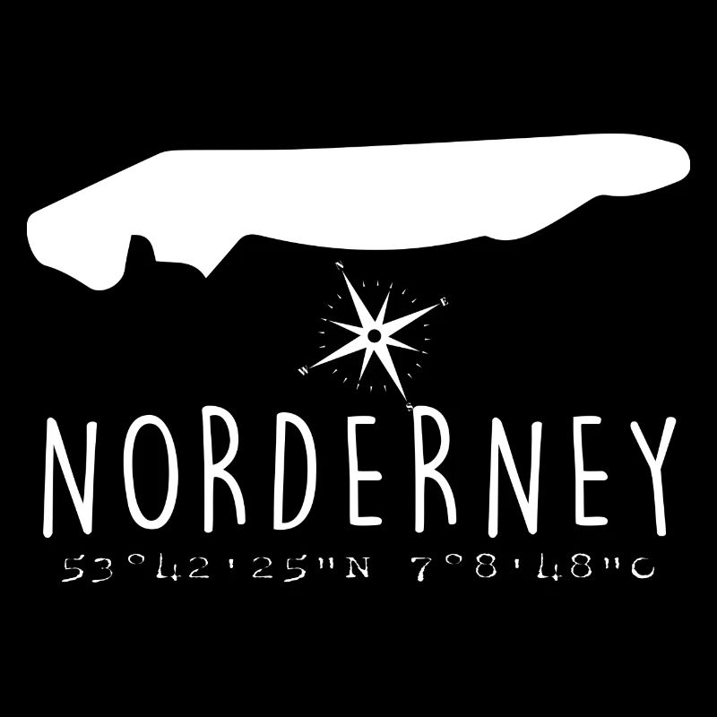 Norderney Herzschlag Nordsee Geschenk