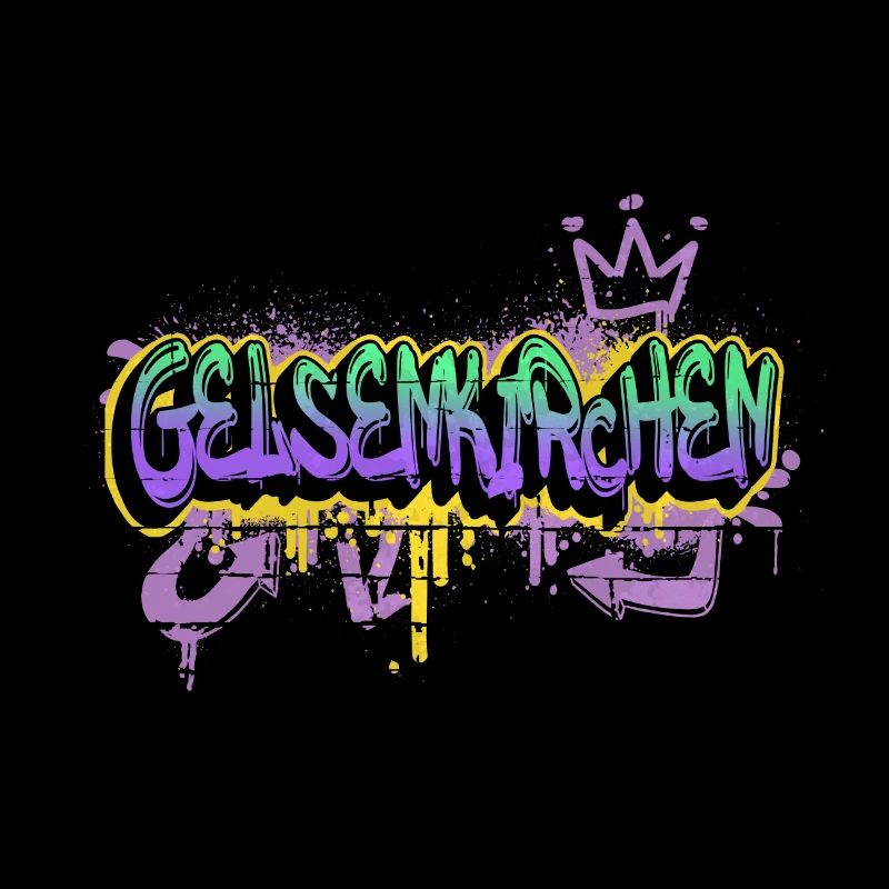 Gelsenkirchen Germany City Graffiti Sprayer