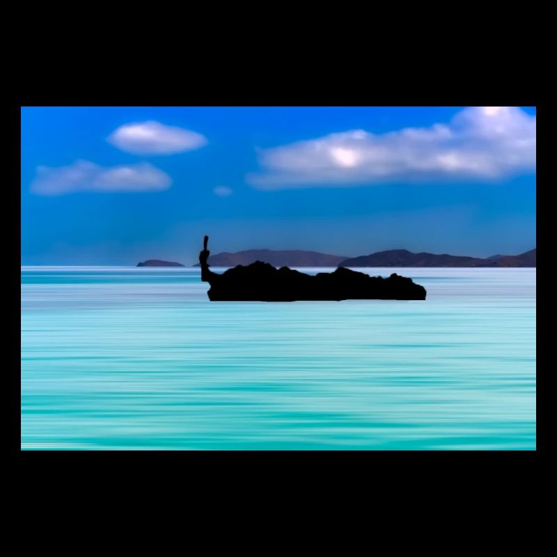 Blau ist der Ozean