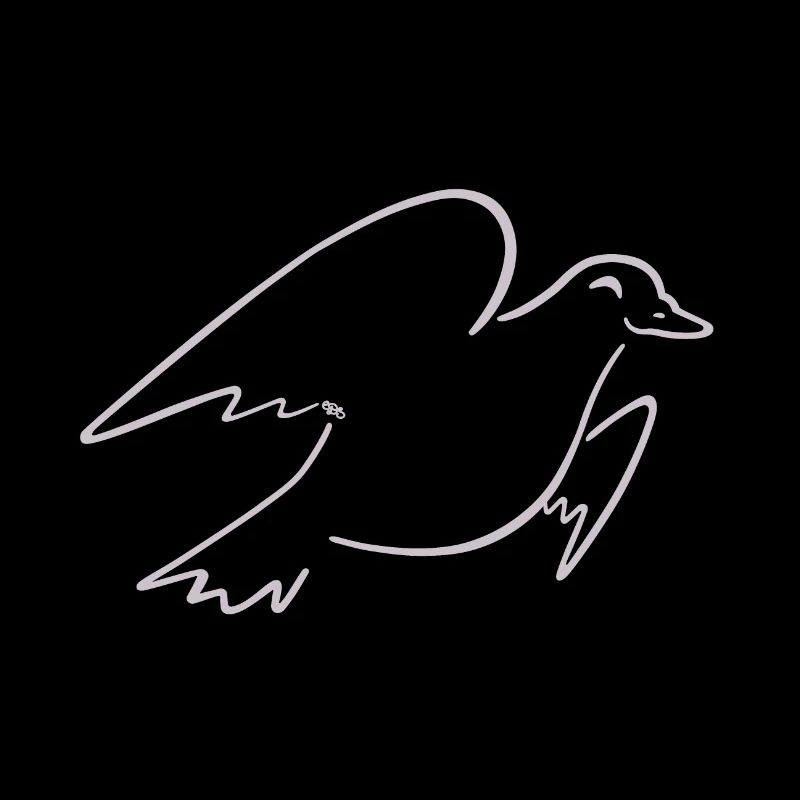 Fliegende Taube (hell)