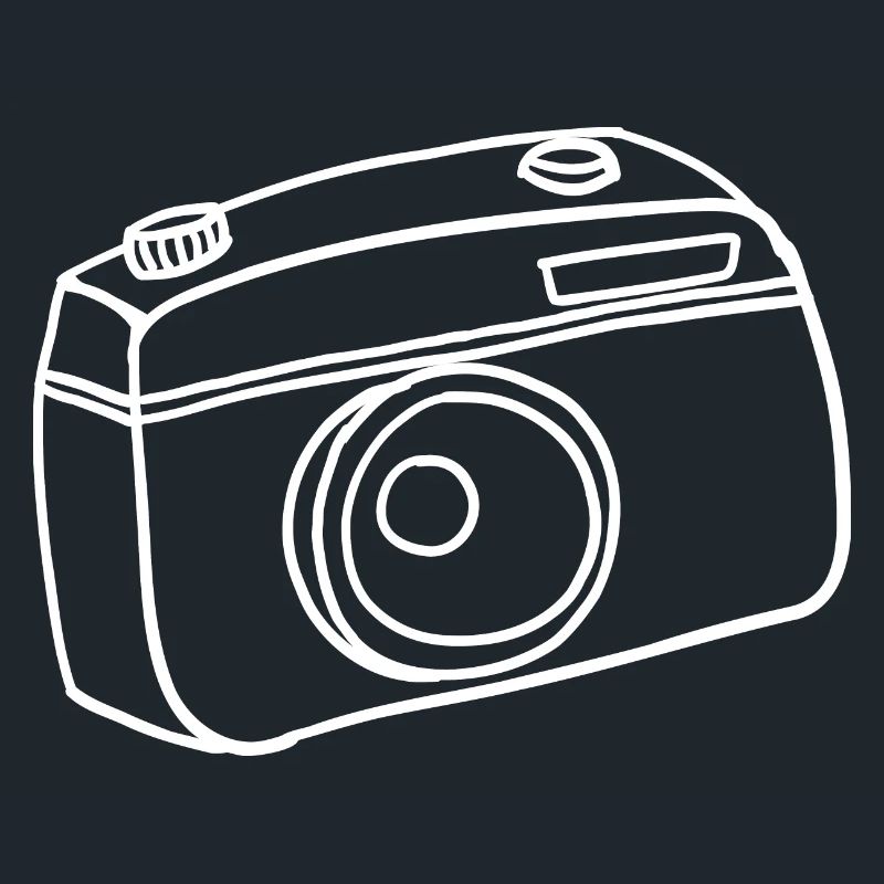 Caméra dessinée à la main