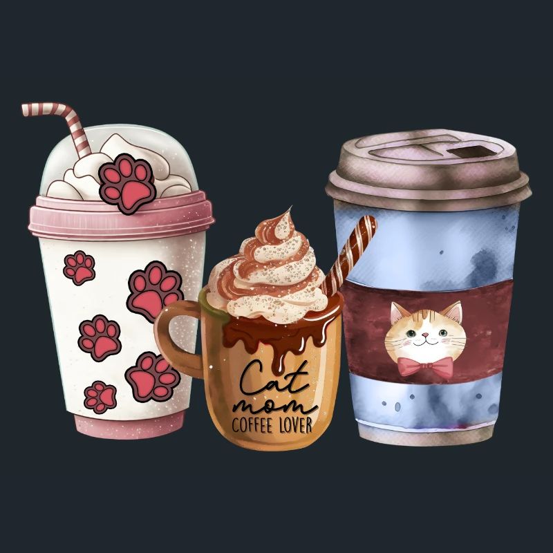 Katzenmama liebt Kaffee