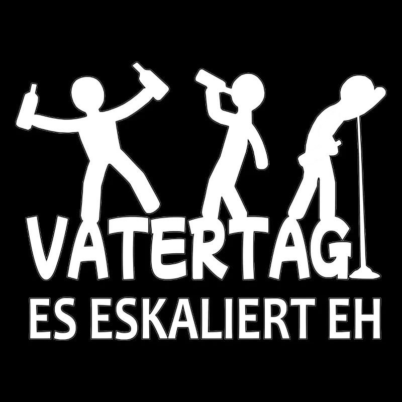 Vatertag Vater Papa Kumpels Feiern Bier Alkohol