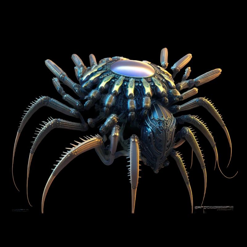 Robot araignée de crabe