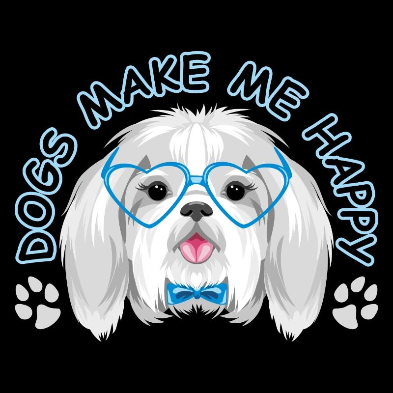 Dogs make me happy
