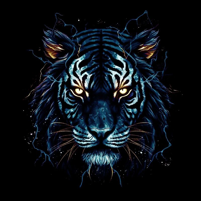 Blauer Tiger