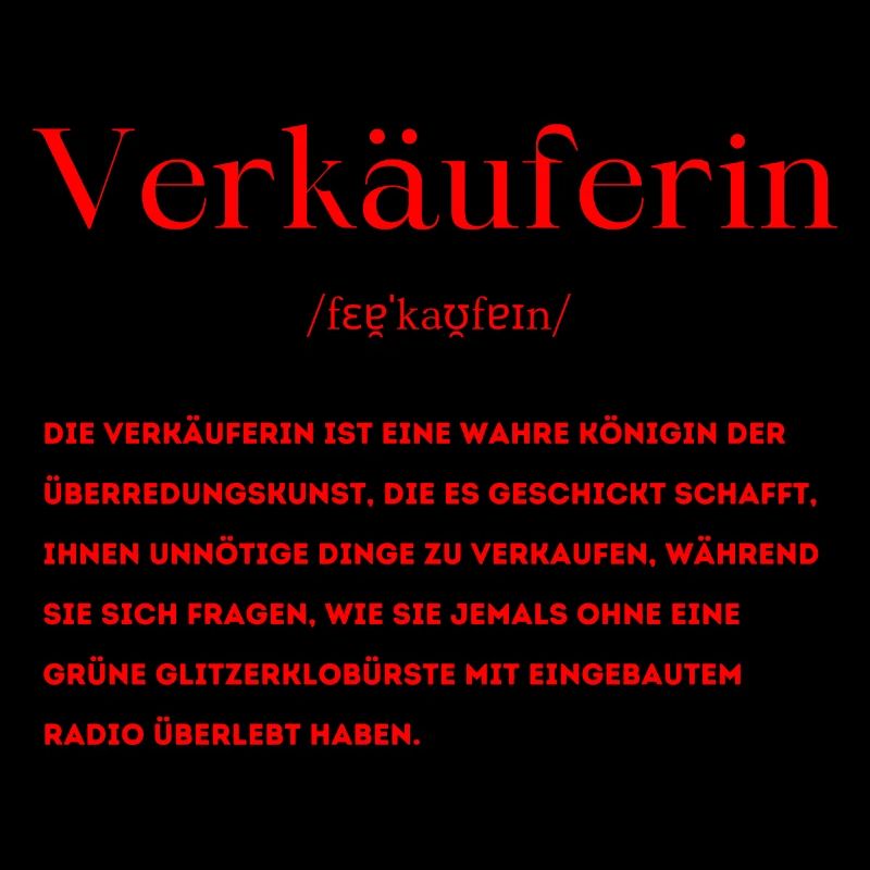 Verkäuferin Definition